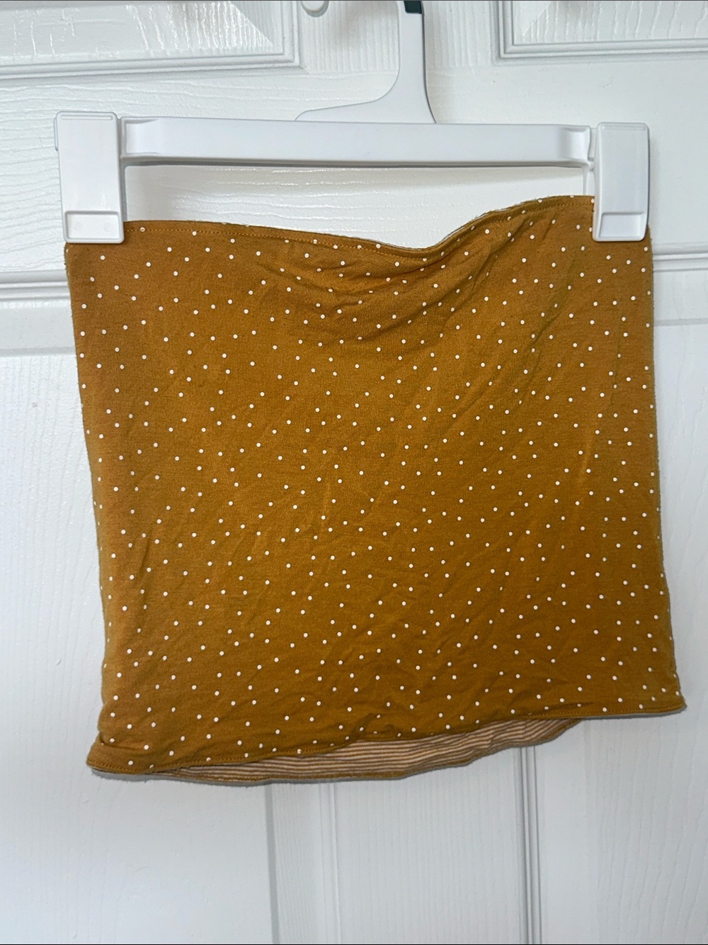 Mustard Stripe Tube Skirt - Women